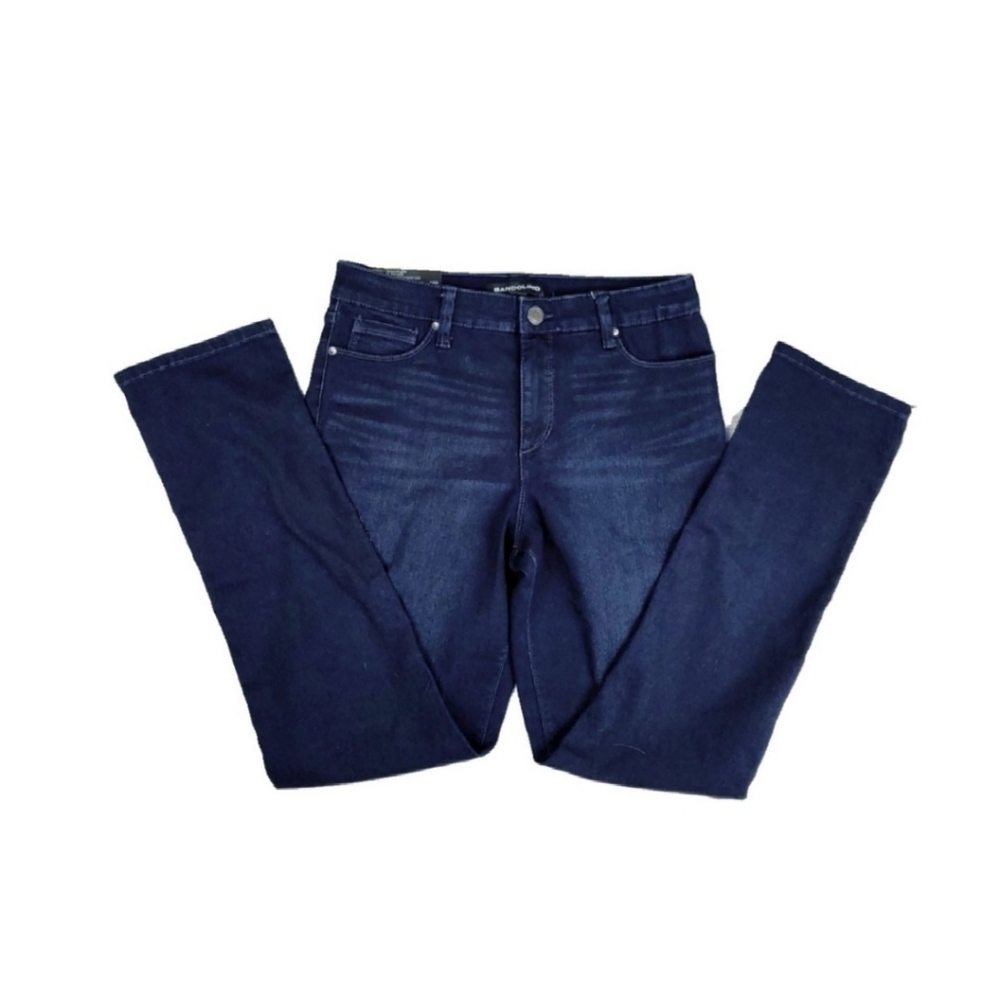 NWTBandolino Amy Womens 10 Blue Straight LegStretch Jeans - Picture 3 of 6